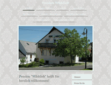 Tablet Screenshot of pension-wilddieb.de